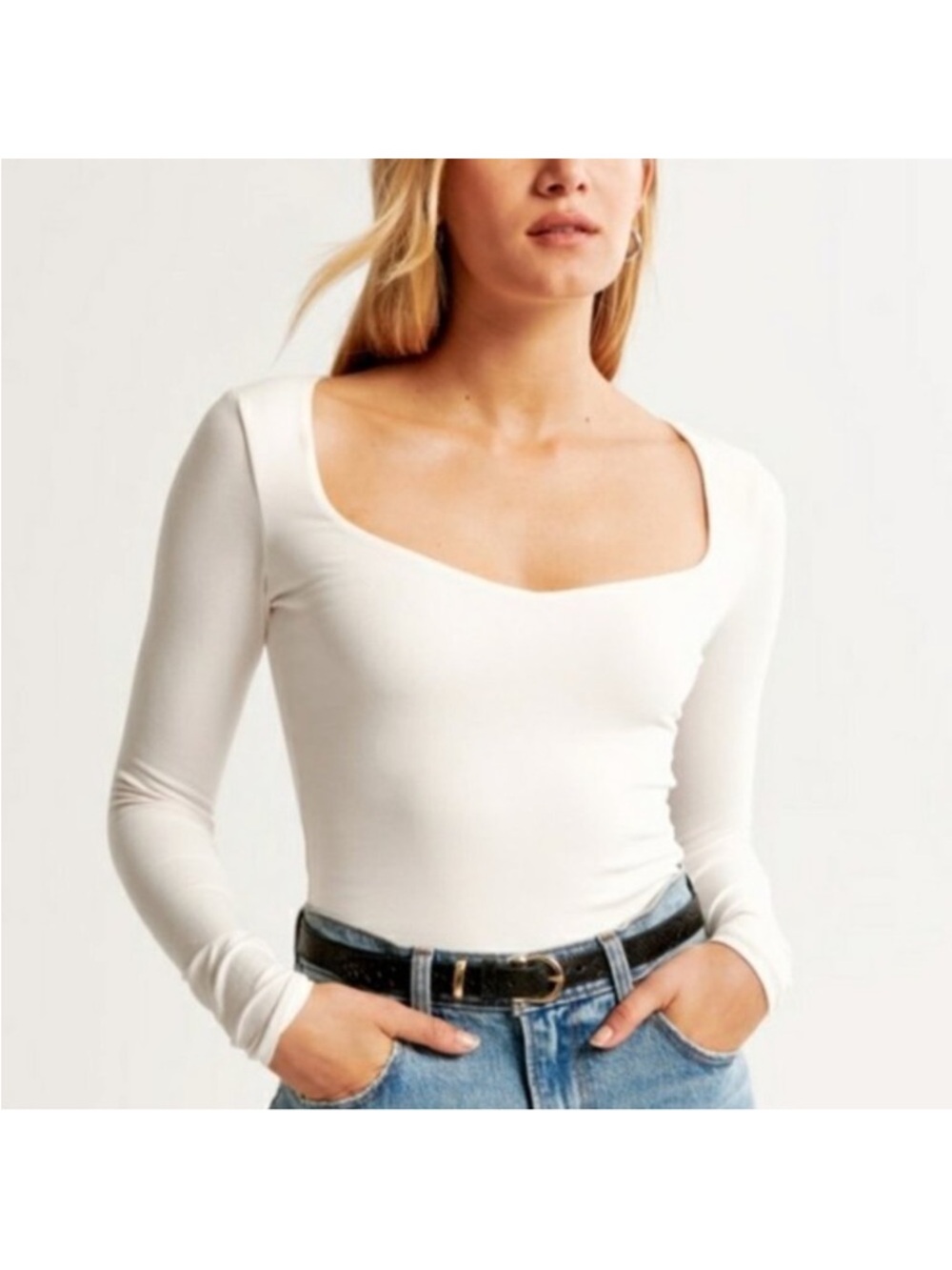 Abercrombie Long Sleeve Bodysuit